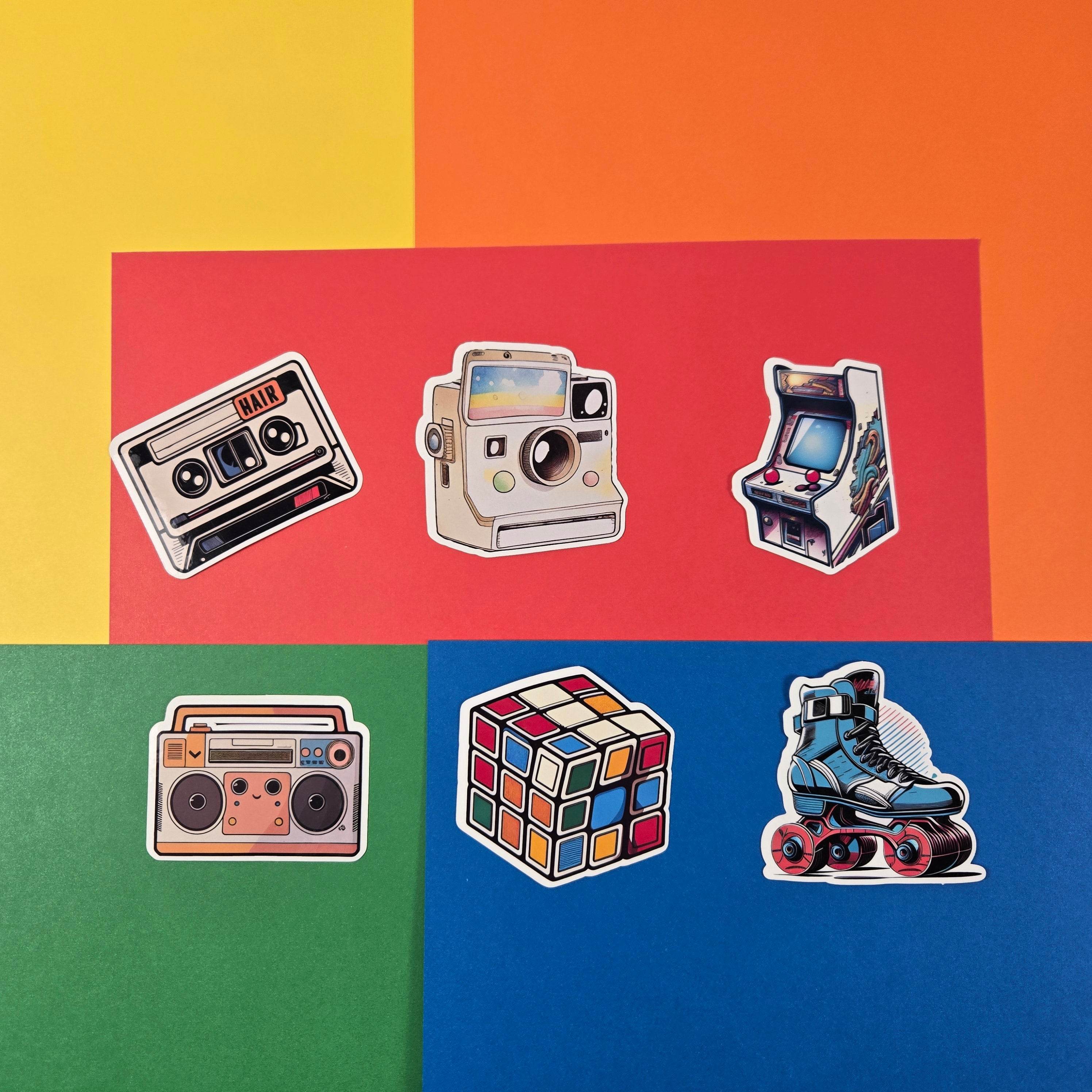 Retro 80's Stickers