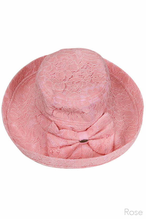 C.C Foldable Lace Hat