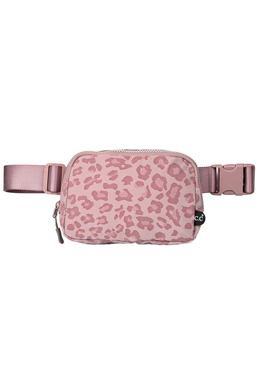C.C Leopard Pattern Fanny Pack