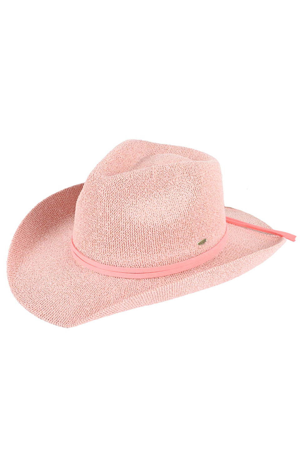 C.C Terry Cloth Band Trim Cowboy Hat