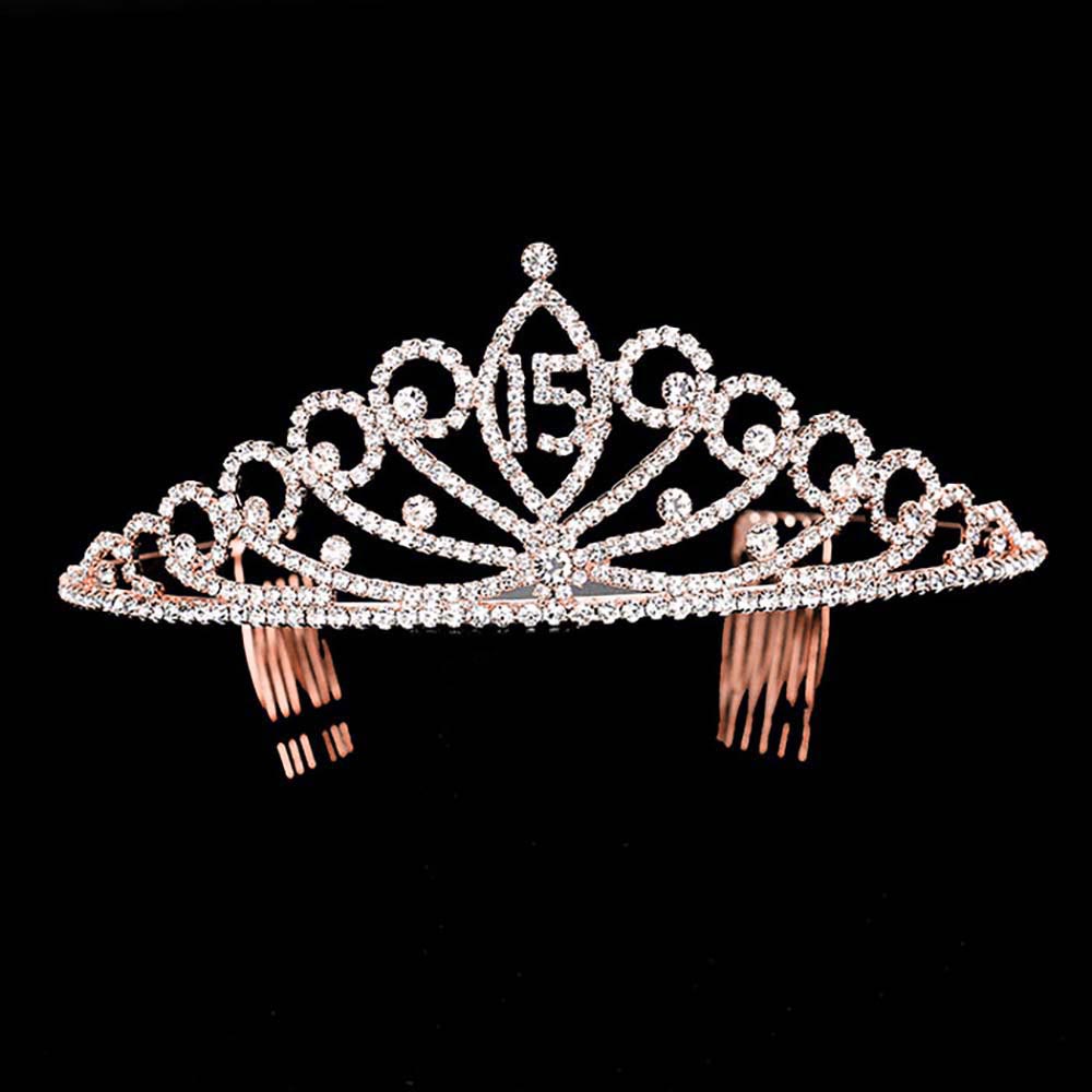 Sweet 15 Rhinestone Princess Tiara