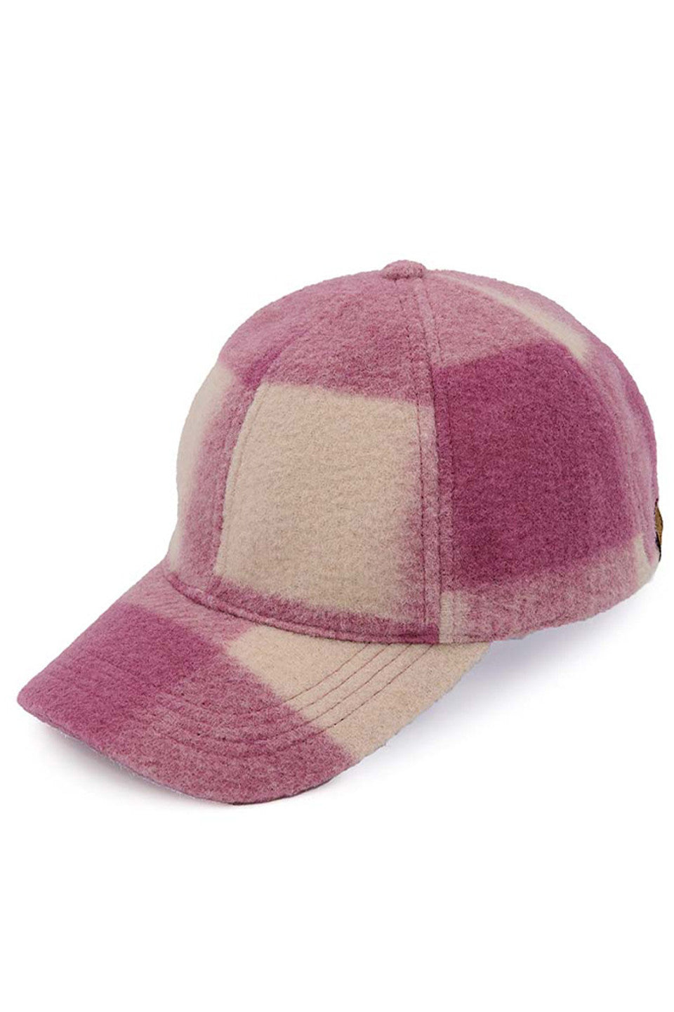 C.C Checkered Pattern Baseball Cap