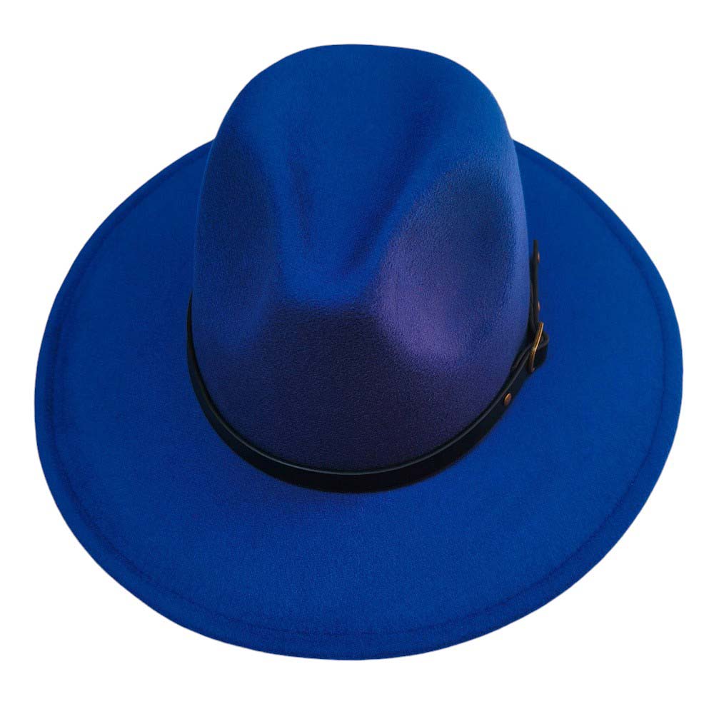 Belt Band Pointed Fedora Hat