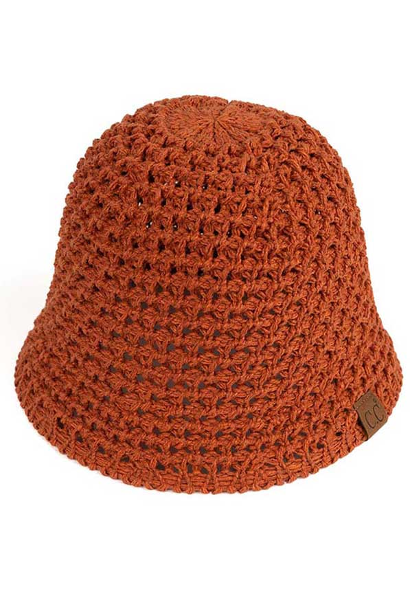 C.C Solid Knit Bucket Hat