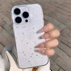 Luxury Bling Star Sequins Glitter Transparent Phone Case