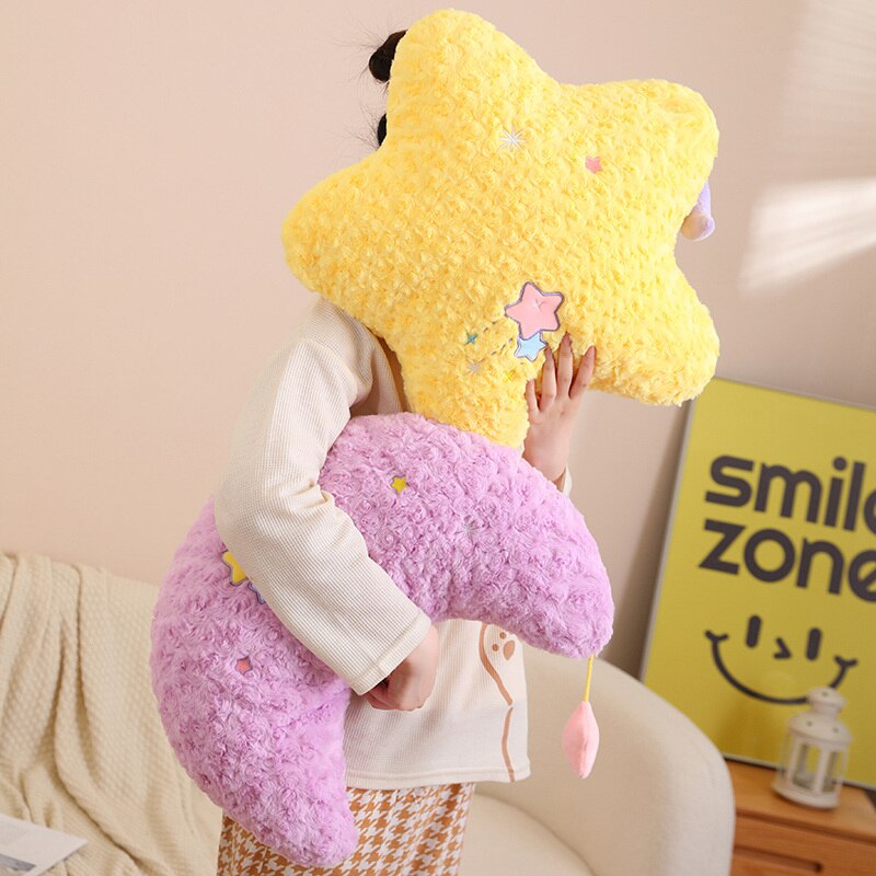 Moon & Star Plushie Pillows