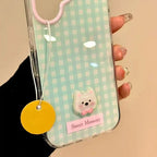 Kawaii Pastel Gingham Samsung Phone Case
