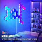 RGB Bluetooth LED Hexagon Lights