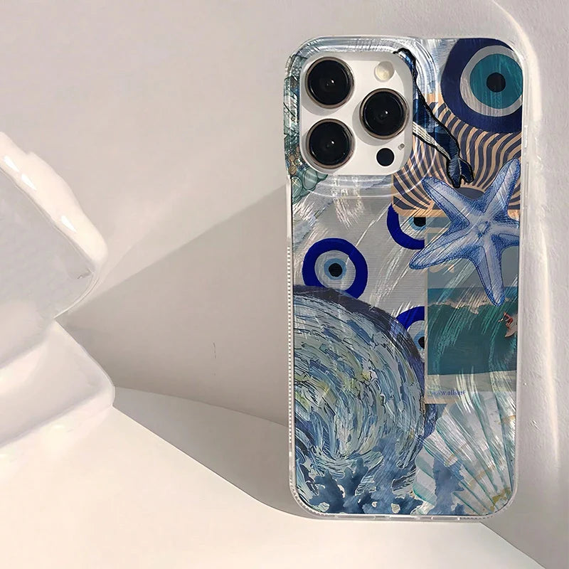 Seaside Sharks Pattern Phone Case
