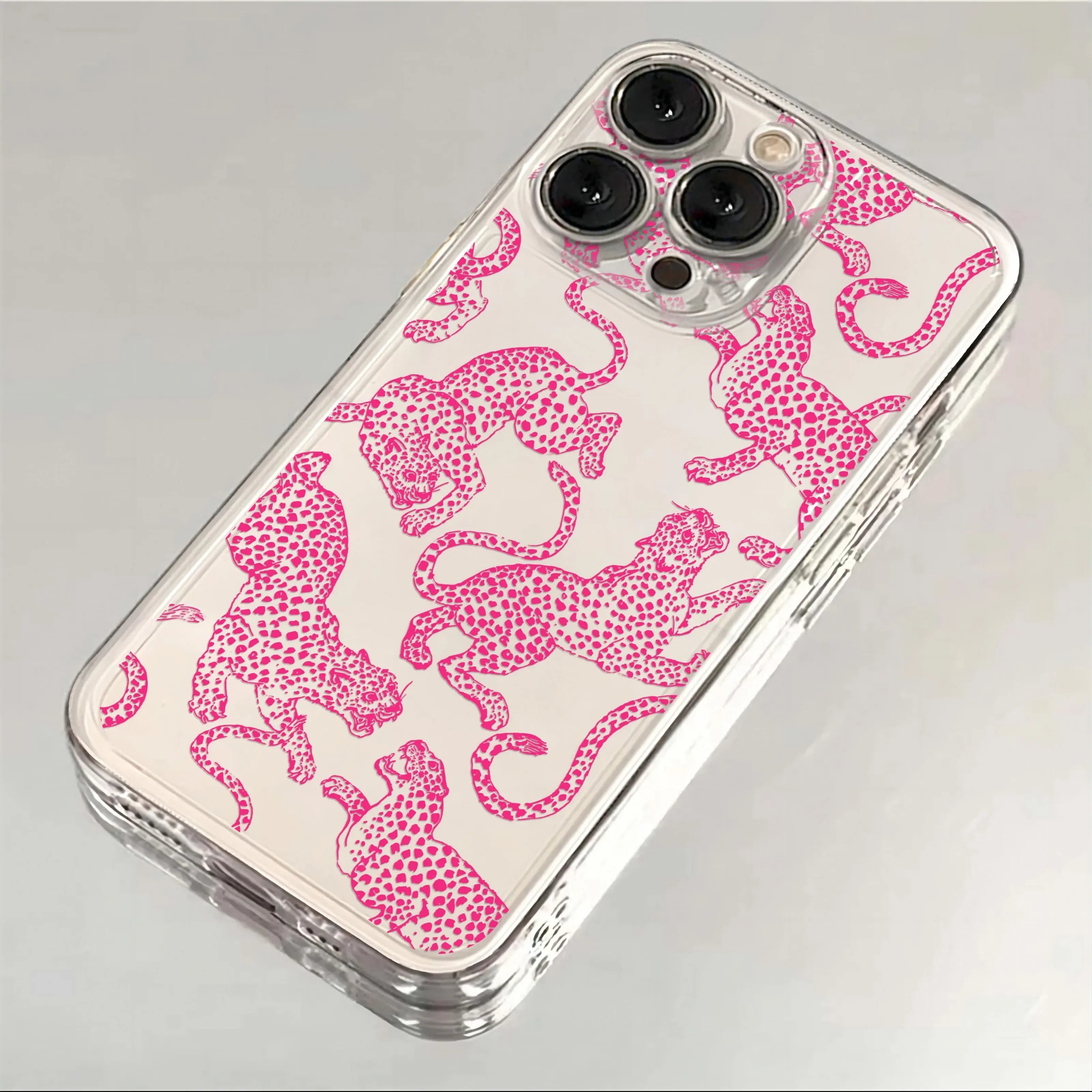 Hot Pink Leopard Phone Case