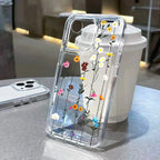 Aesthetic Flower Cover Soft Clear Phone Case
