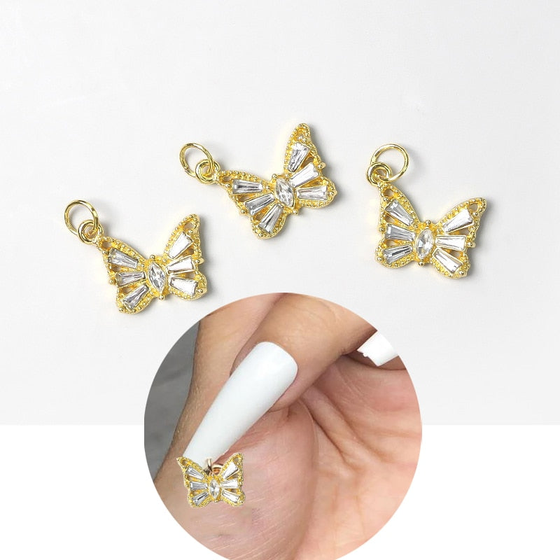 Butterfly Nail Charms