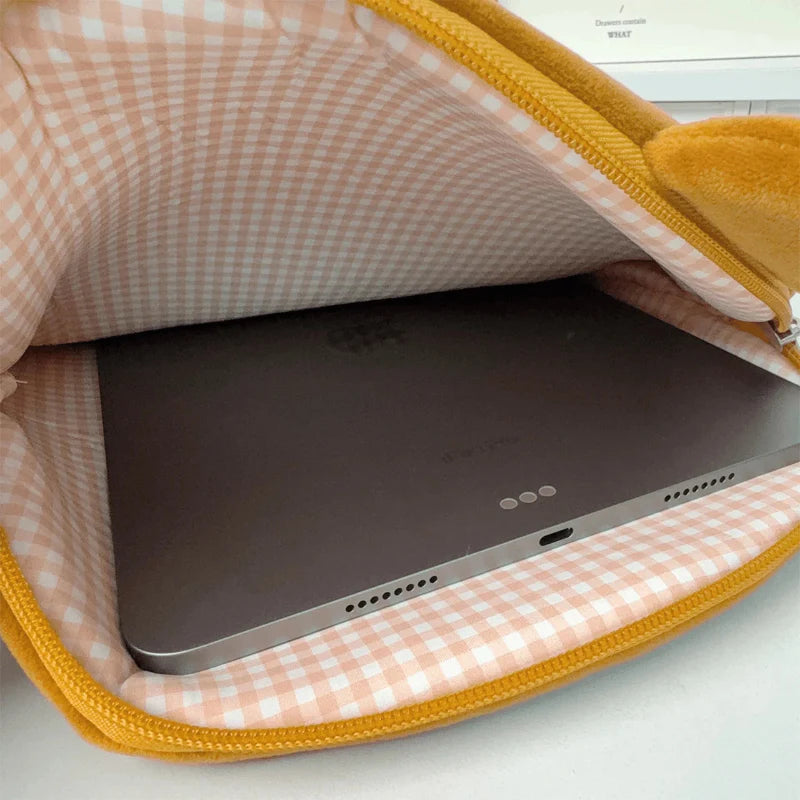 Kawaii Hamburger Bear Tablet Sleeve