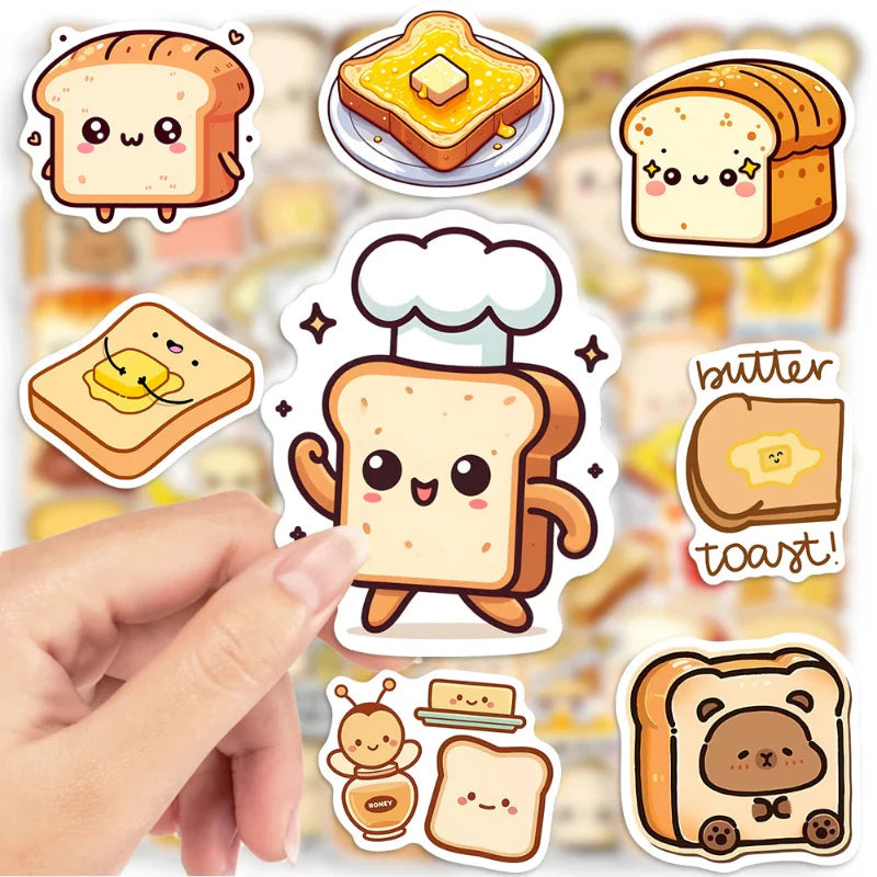 Kawai Toast Sticker Pack