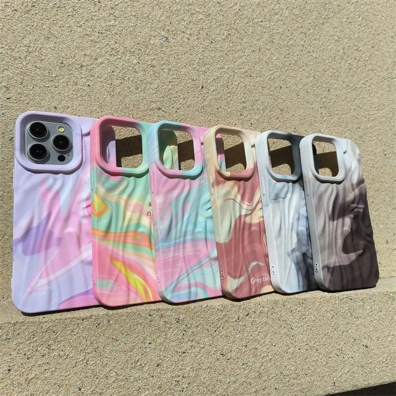 Fashion Wave Gradient Candy Color Phone Case