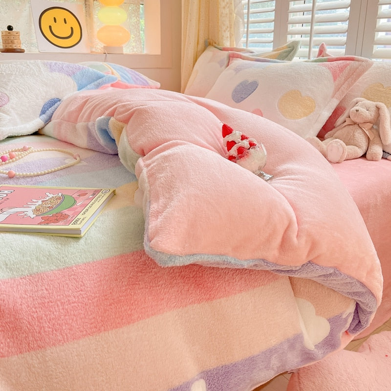 Winter Flannel Duvet Covers