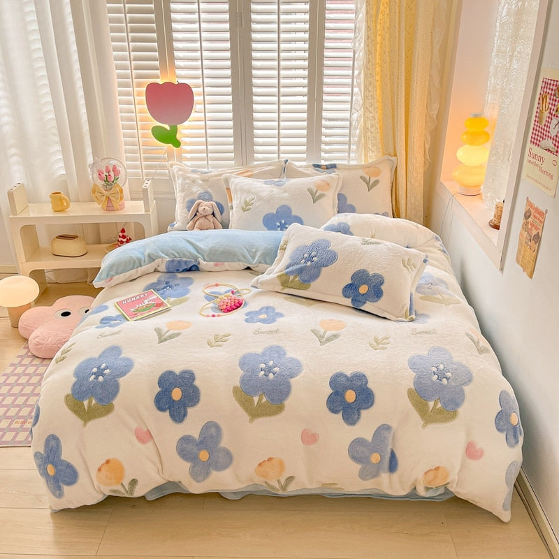 Winter Flannel Duvet Covers