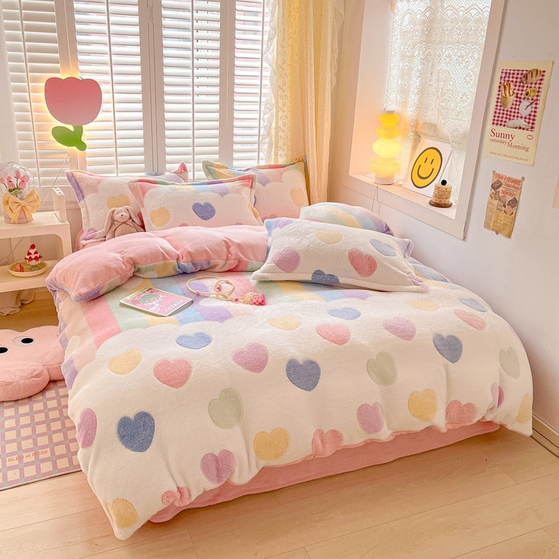 Winter Flannel Duvet Covers