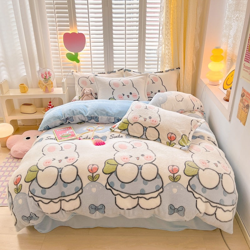 Winter Flannel Duvet Covers
