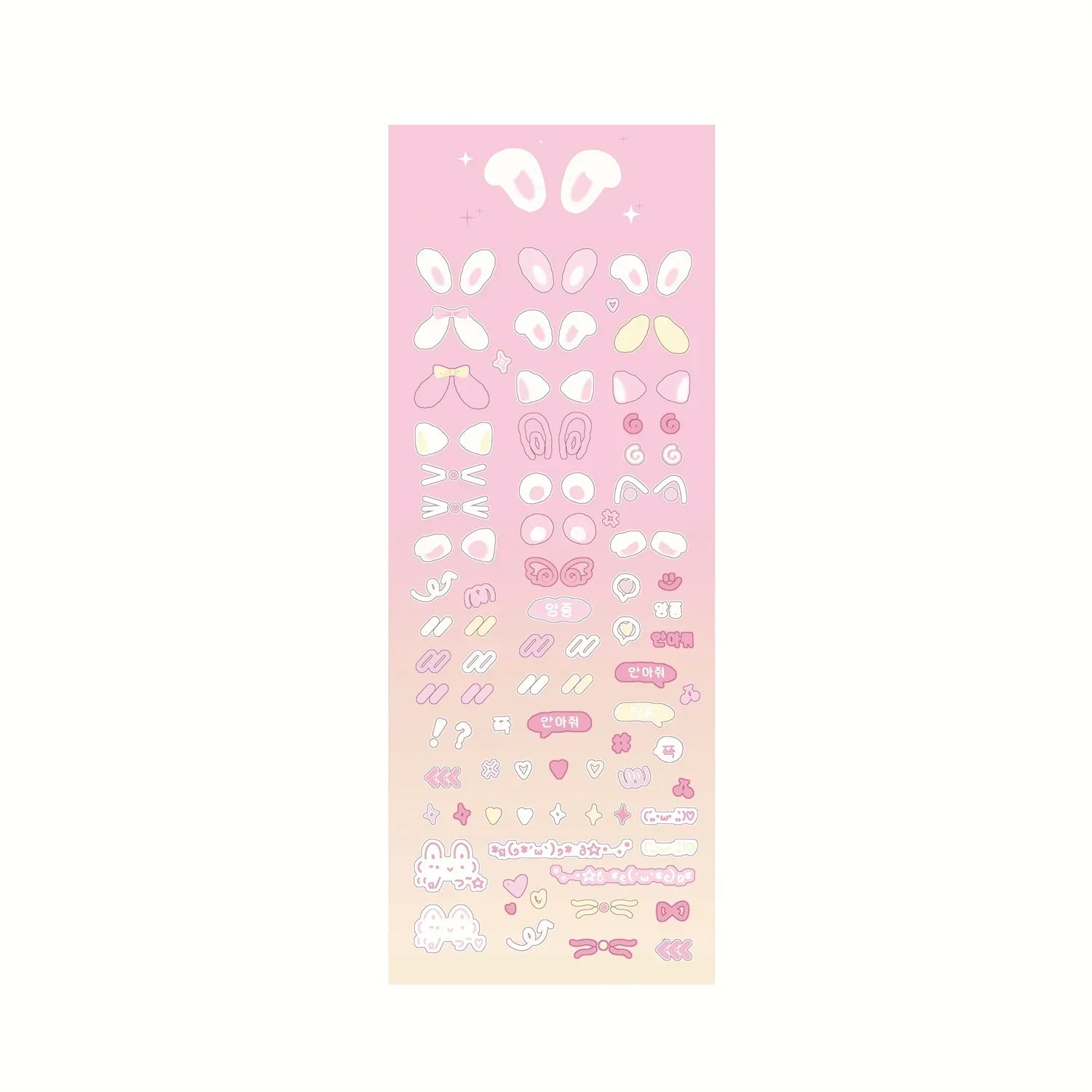Cute Bunny Photo Card Stickers