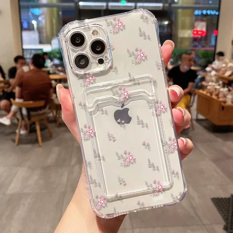 Soft Card Slot Bag Holder Phone Case