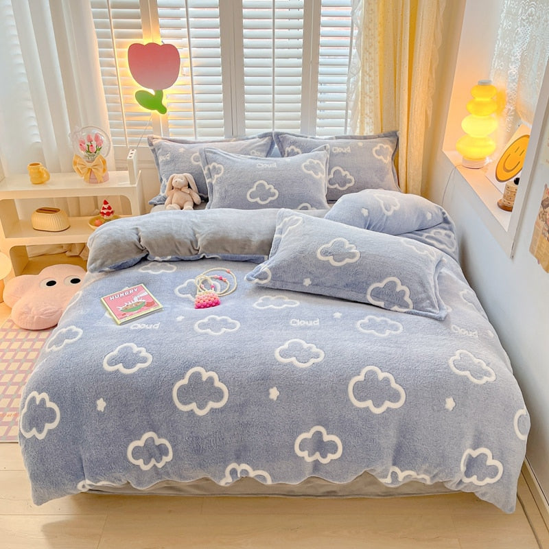 Winter Flannel Duvet Covers