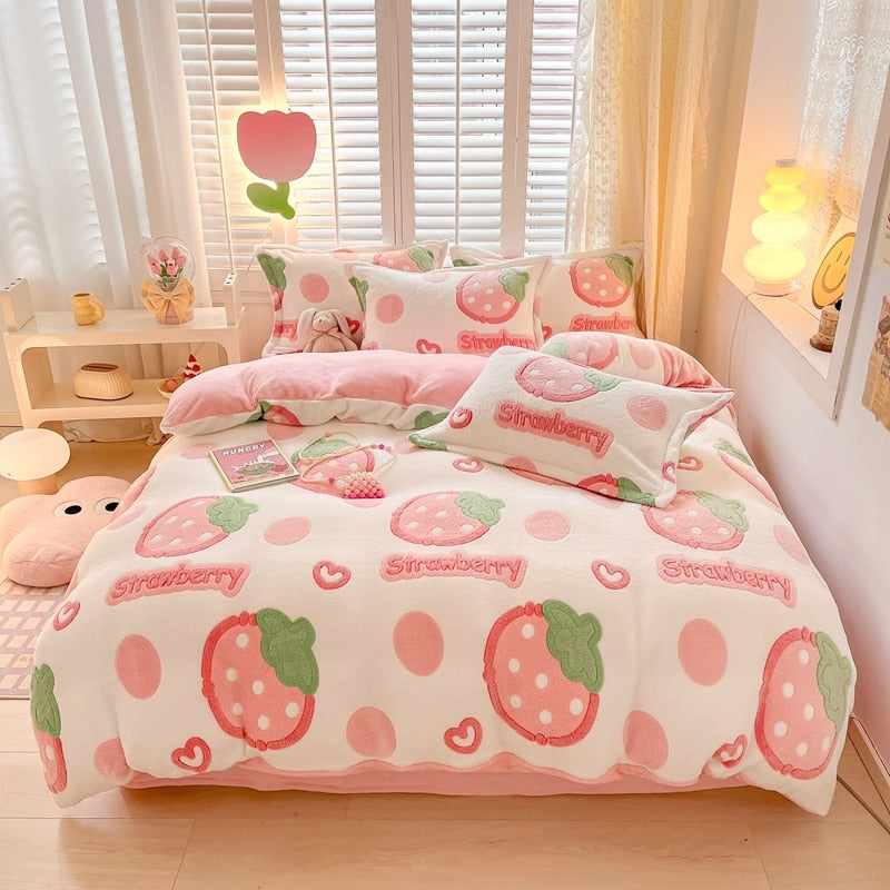 Winter Flannel Duvet Covers