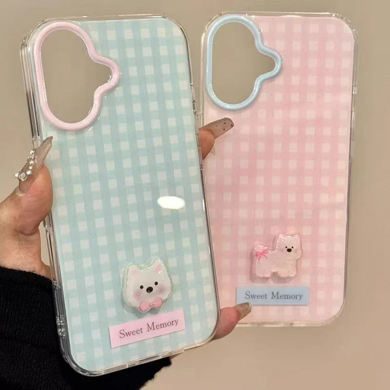 Kawaii Pastel Gingham Samsung Phone Case