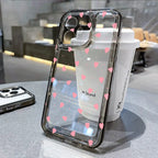 Pink Love Heart Phone Case