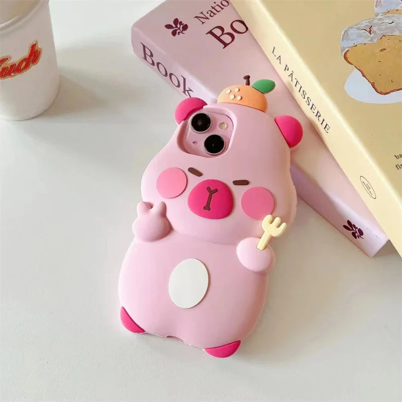 Kawaii Capybara iPhone Case