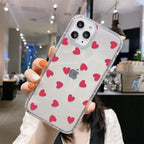 Clear Shockproof Love Heart Cover Phone Case