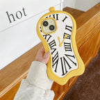 Cute Funny Cartoon 3D Clock Phone Case