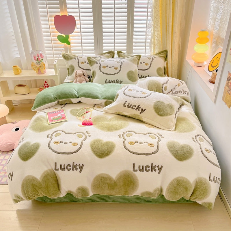 Winter Flannel Duvet Covers
