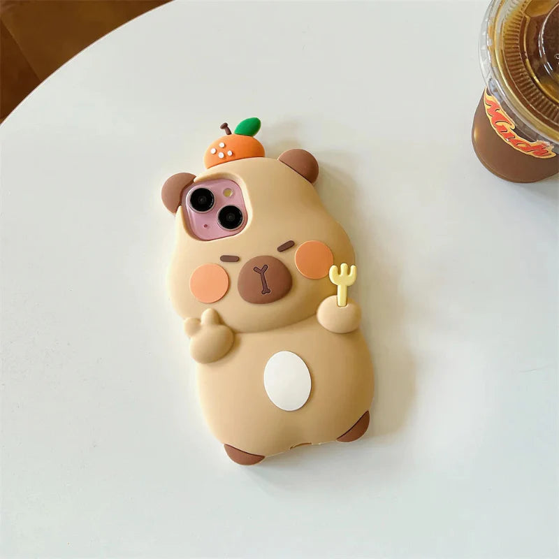 Kawaii Capybara iPhone Case
