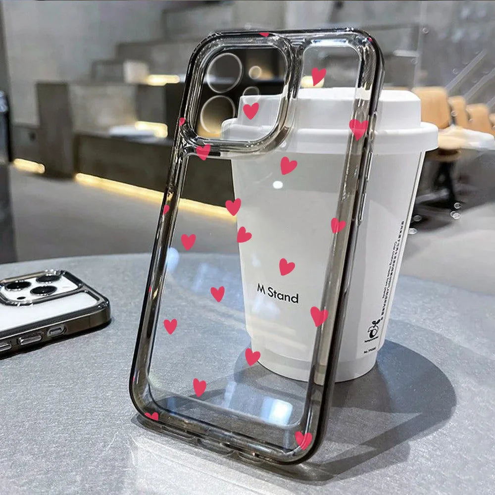 Cute Cartoon Love Heart Phone Case
