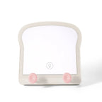 Kawaii Toast LED Makeup Mirror
