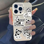Fashion Sticker Mickey Pattern Phone Case