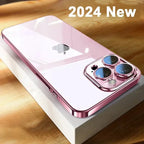High Quality Plating Clear Phone Case