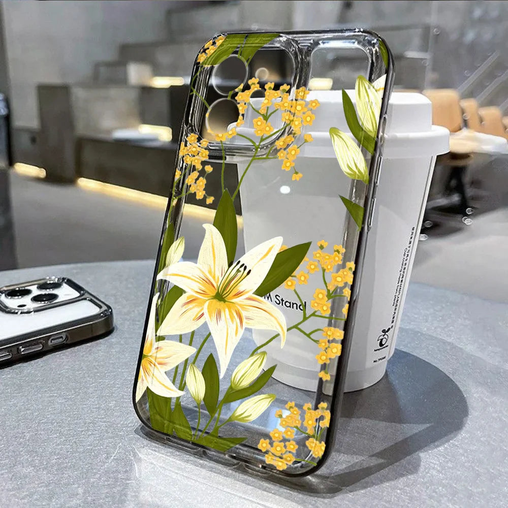 Aesthetic Sunflower Cover Soft Silicone Phone Case Aesthetic Sunflower Cover