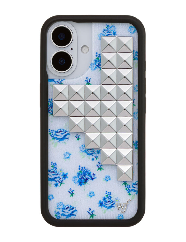 Forget Me Not Floral Stud iPhone Case