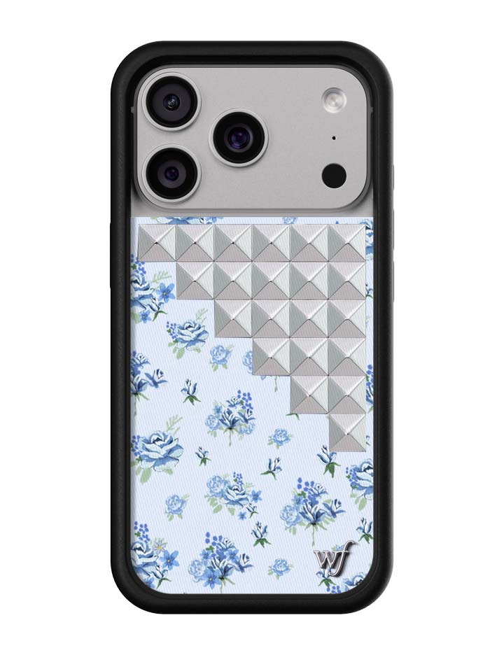 Forget Me Not Floral Stud iPhone Case