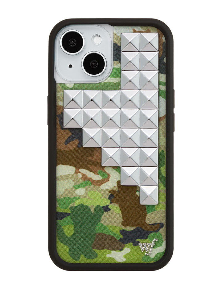 Cat Camo Stud iPhone Case