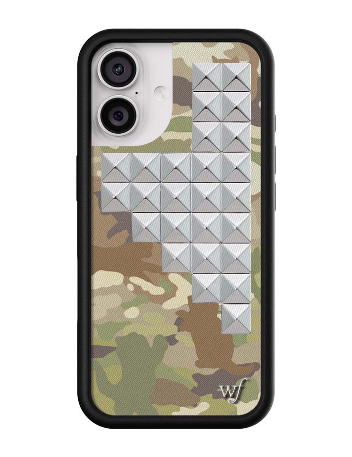 Cat Camo Stud iPhone Case