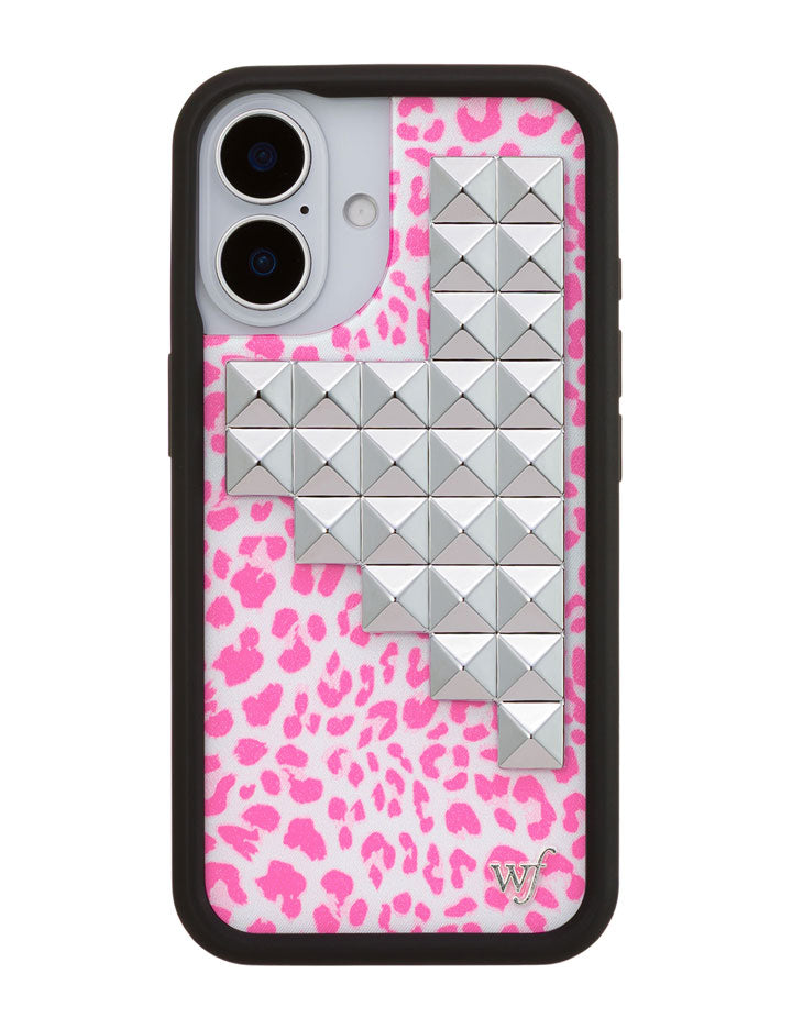 Pink Meow Stud iPhone Case