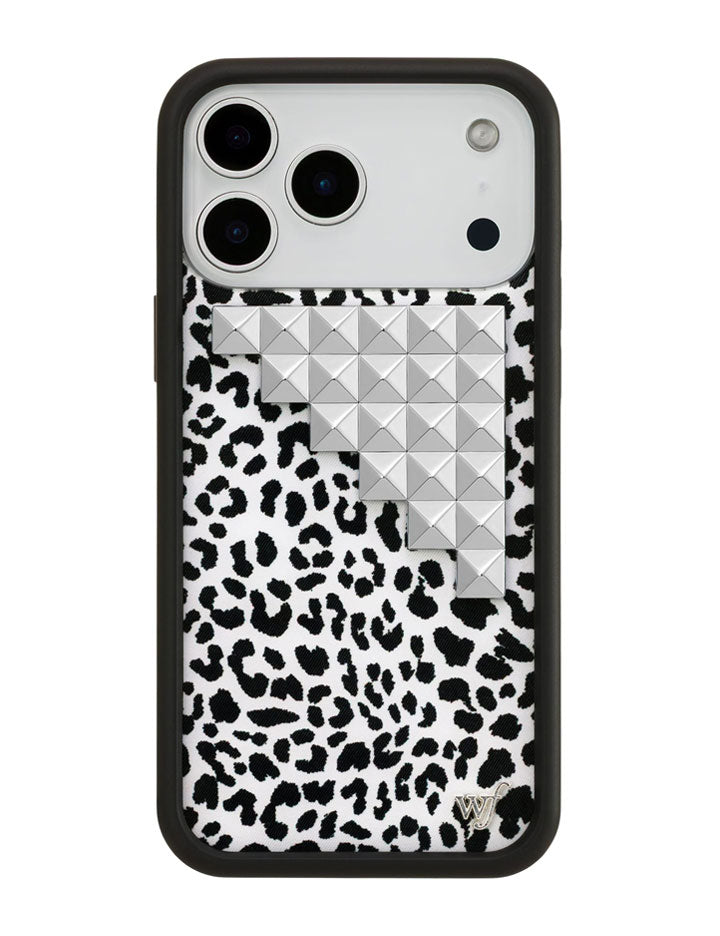 Snow Meow Stud iPhone Case