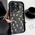 Matte Silicone Flower Phone Case