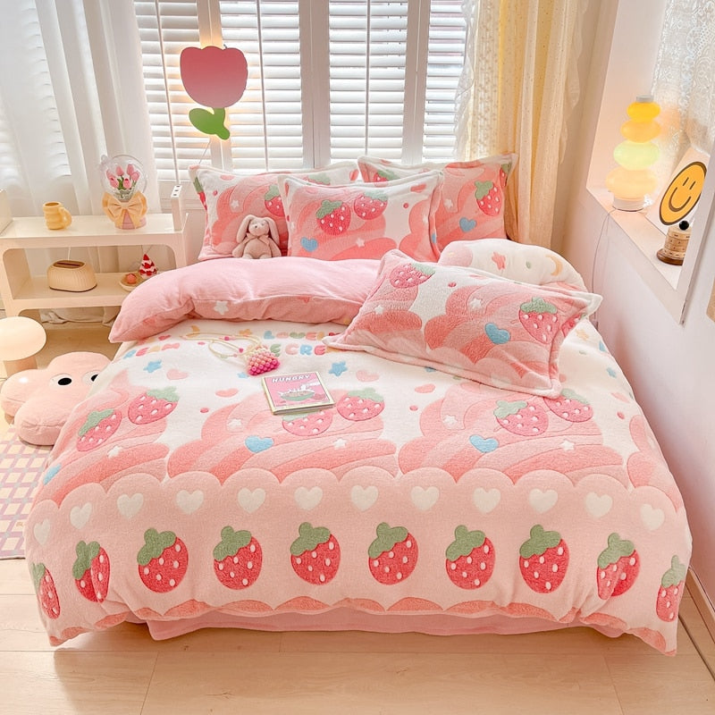 Winter Flannel Duvet Covers