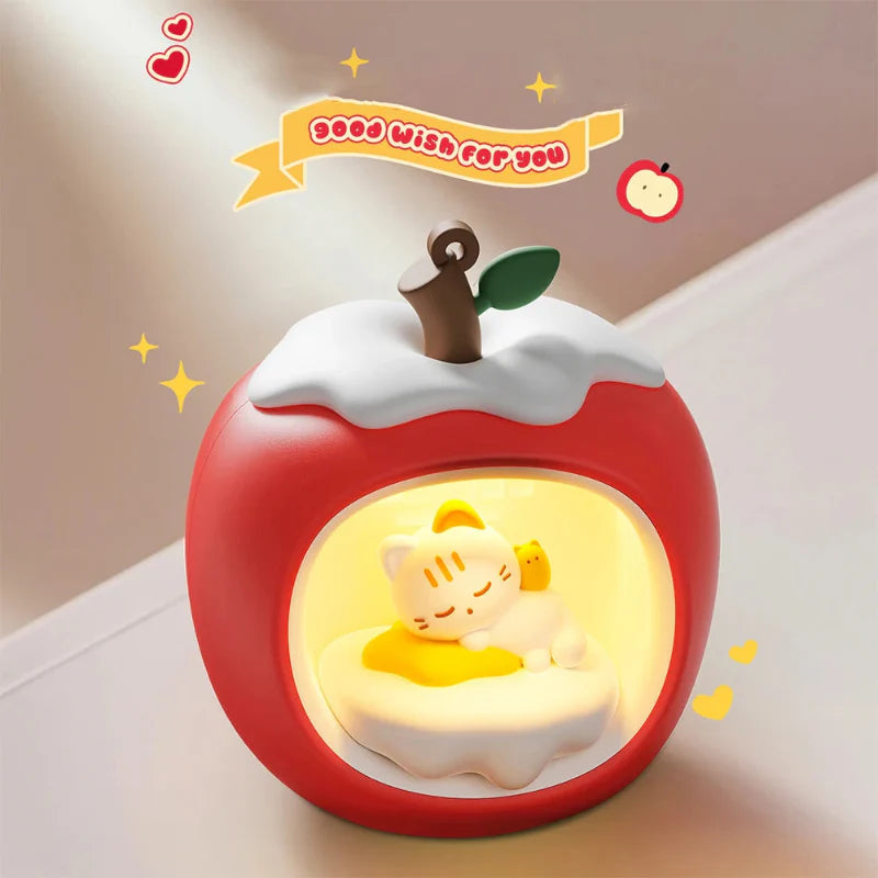 Apple Cat Nap Night Light