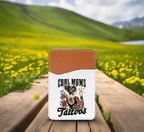 Cool Moms Have Tattoos Adhesive Faux Leather Cell Phone Wallet