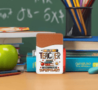 I'm a Teacher, What's your Superpower Adhesive Faux Leather Cell Phone Wallet